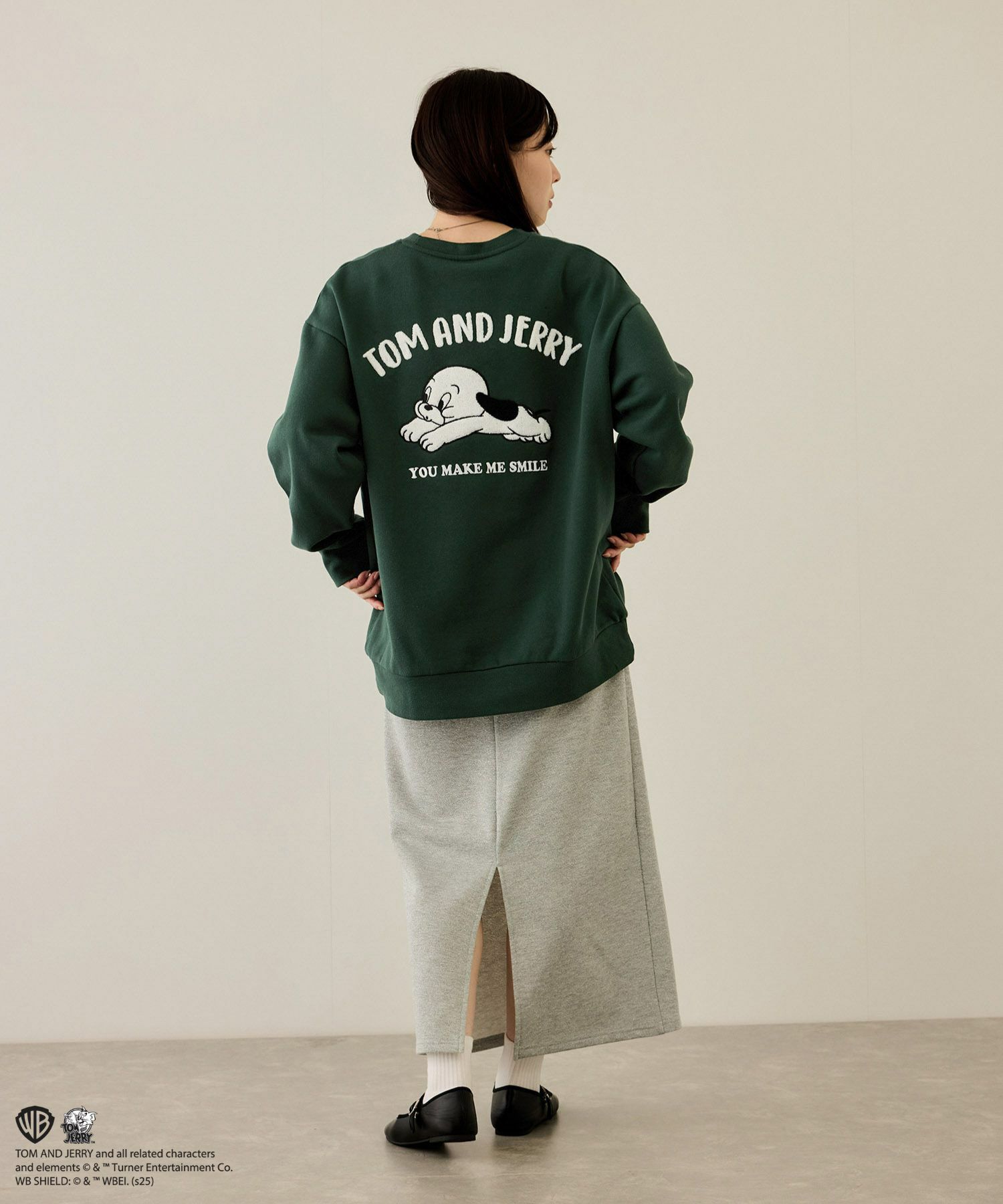 Tom and Jerry 子犬サガラ刺繍トレーナー メンズ商品サムネイル-17