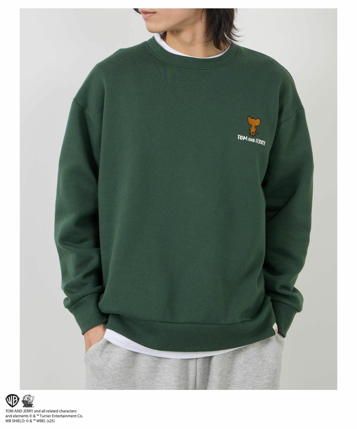 [値下げ]Tom and Jerry 子犬サガラ刺繍トレーナー メンズ商品サムネイル-18