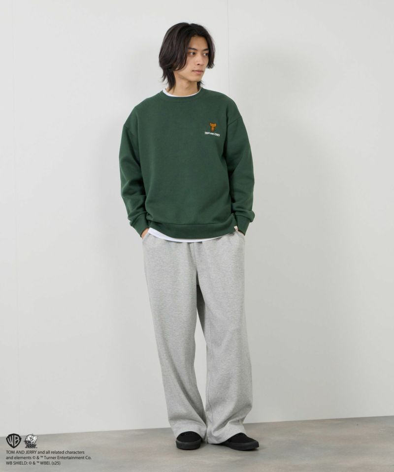 Tom and Jerry 子犬サガラ刺繍トレーナー メンズ商品画像-21