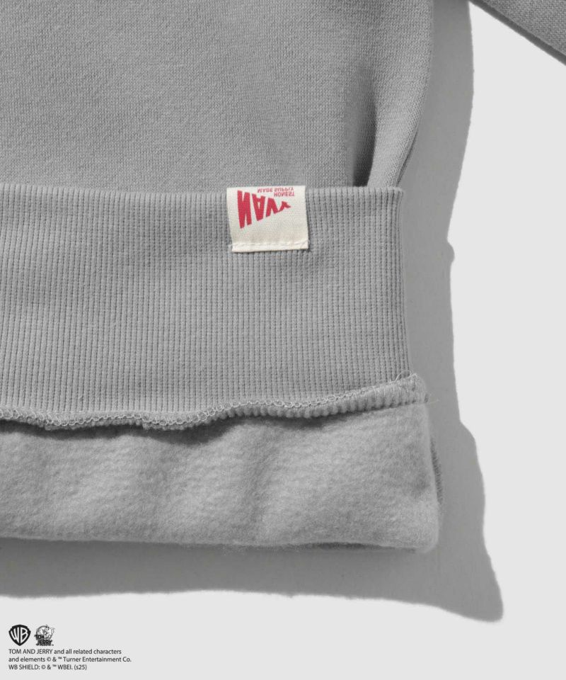 Tom and Jerry 子犬サガラ刺繍トレーナー メンズ商品画像-27