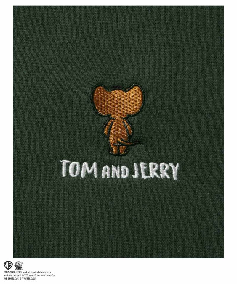 Tom and Jerry 子犬サガラ刺繍トレーナー メンズ商品画像-28