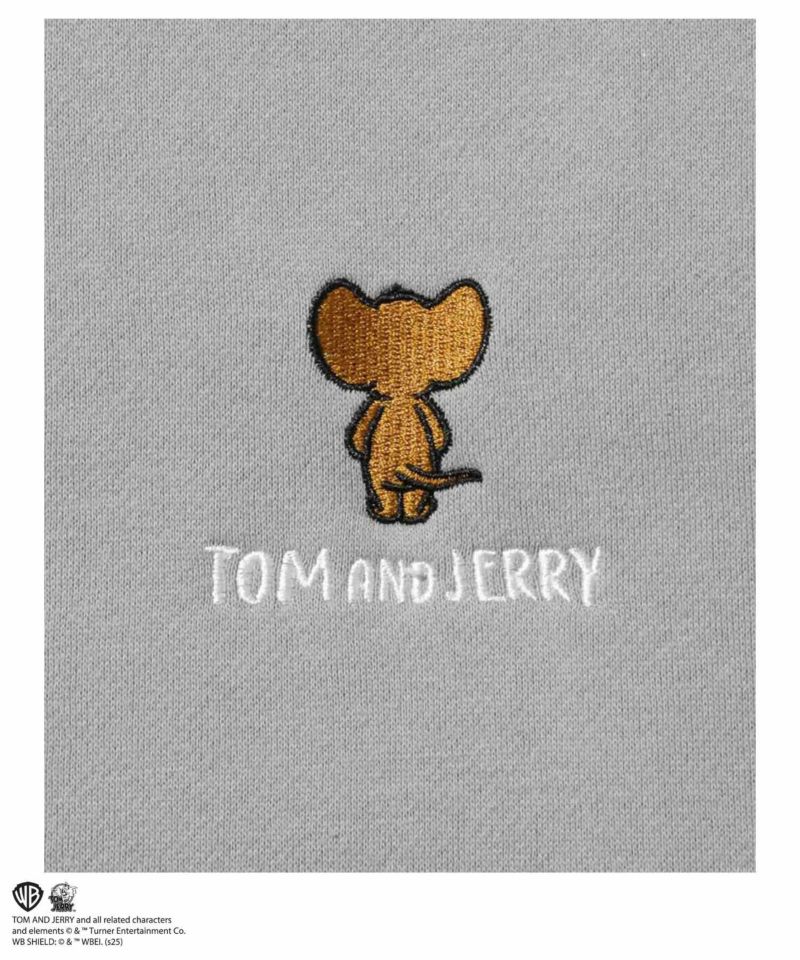Tom and Jerry 子犬サガラ刺繍トレーナー メンズ商品画像-29