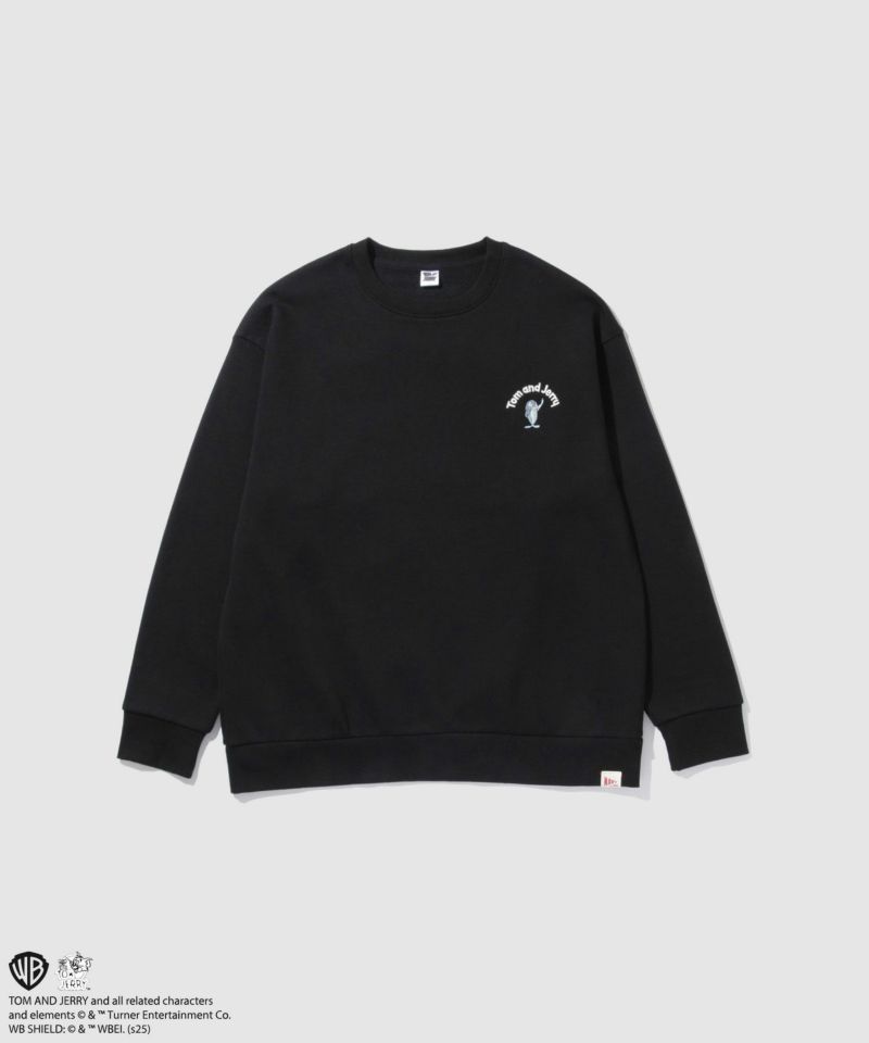 Tom and Jerry 魚総刺繍トレーナー メンズ商品画像-3
