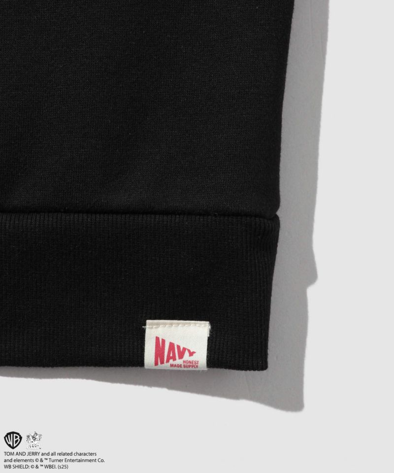 Tom and Jerry 魚総刺繍トレーナー メンズ商品画像-4