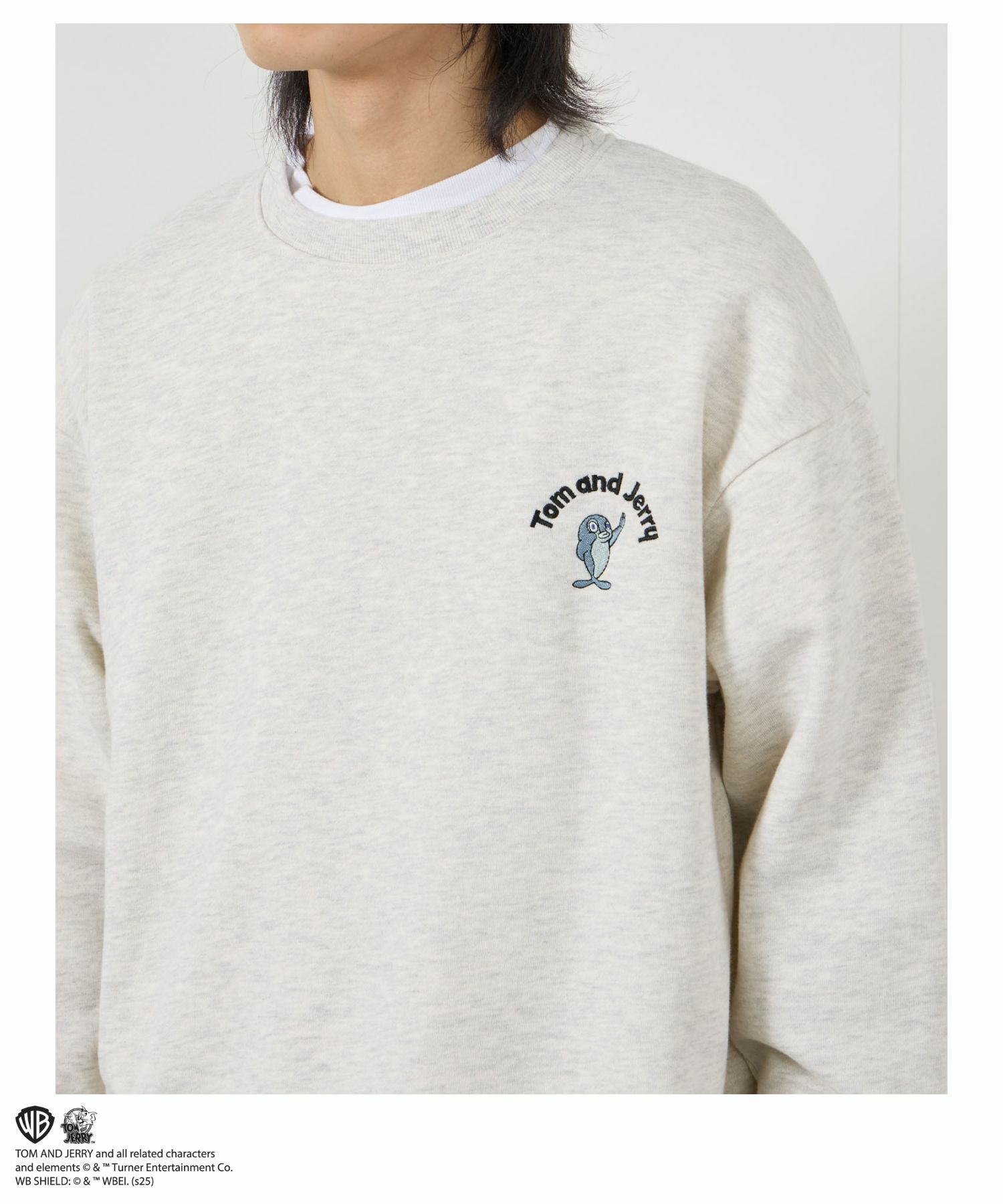 [値下げ]Tom and Jerry 魚総刺繍トレーナー メンズ商品画像-16