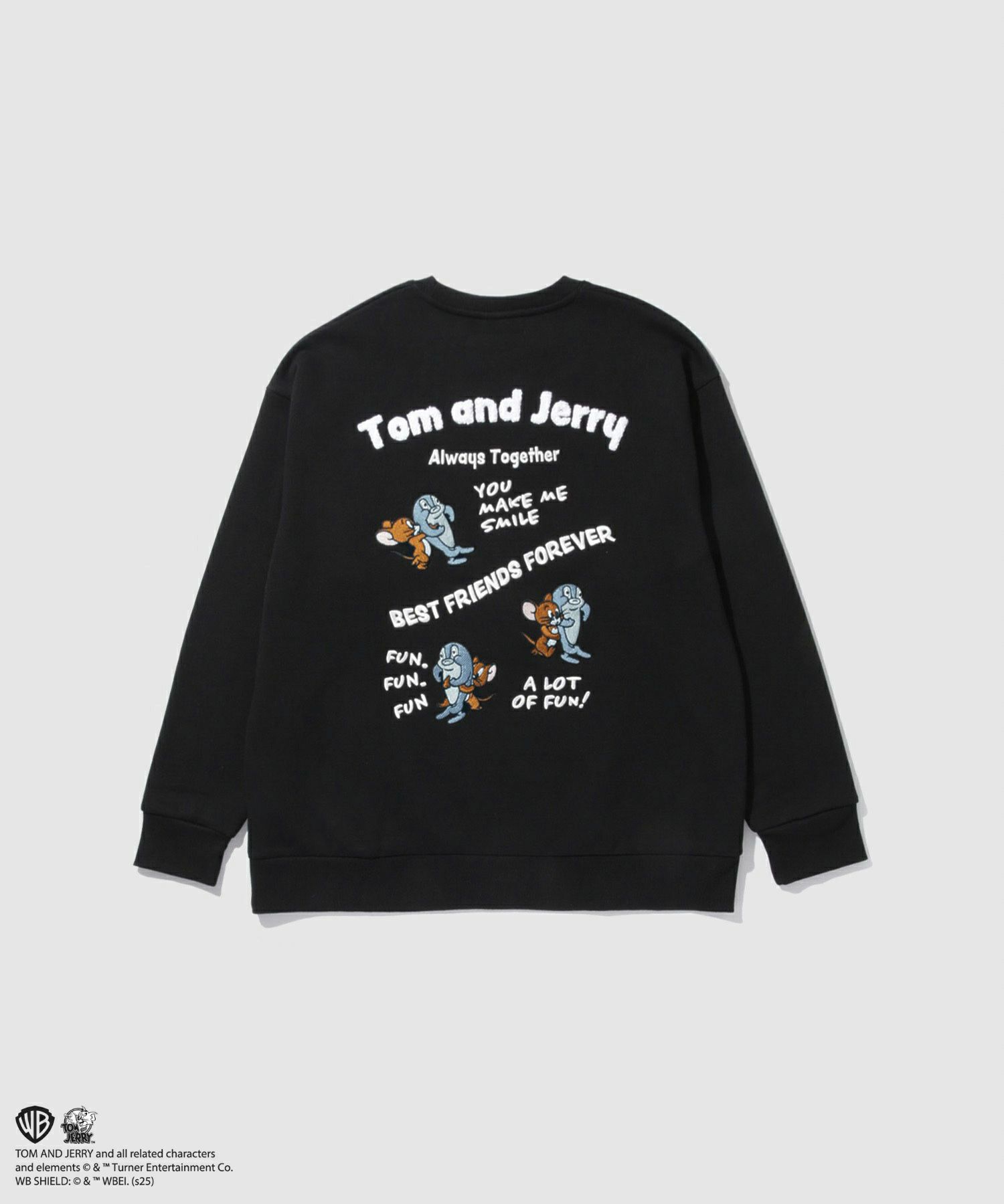 Tom and Jerry 魚総刺繍トレーナー メンズ商品画像-21