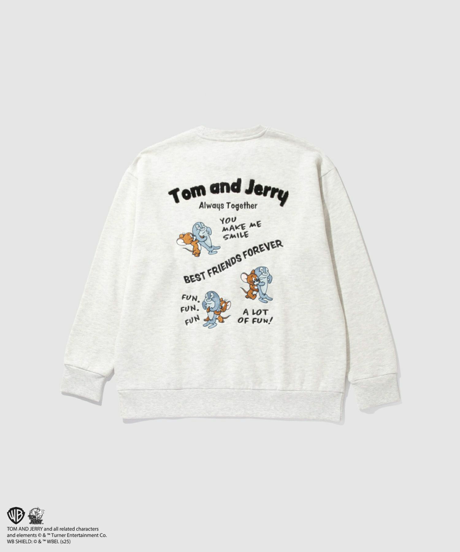 Tom and Jerry 魚総刺繍トレーナー メンズ商品画像-22