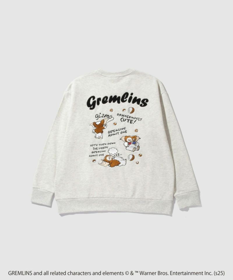 GREMLINS 刺繍トレーナー メンズ