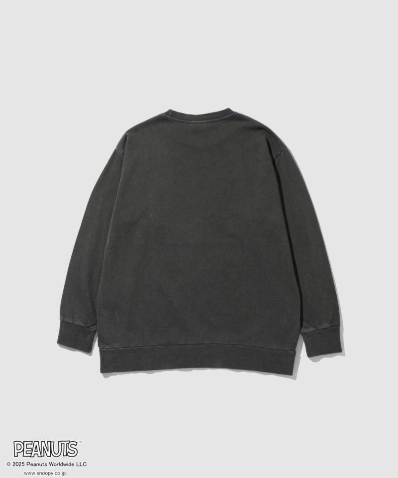[値下げ]PEANUTS SNOOPY ピグメント加工プリントトレーナー メンズ商品画像-14