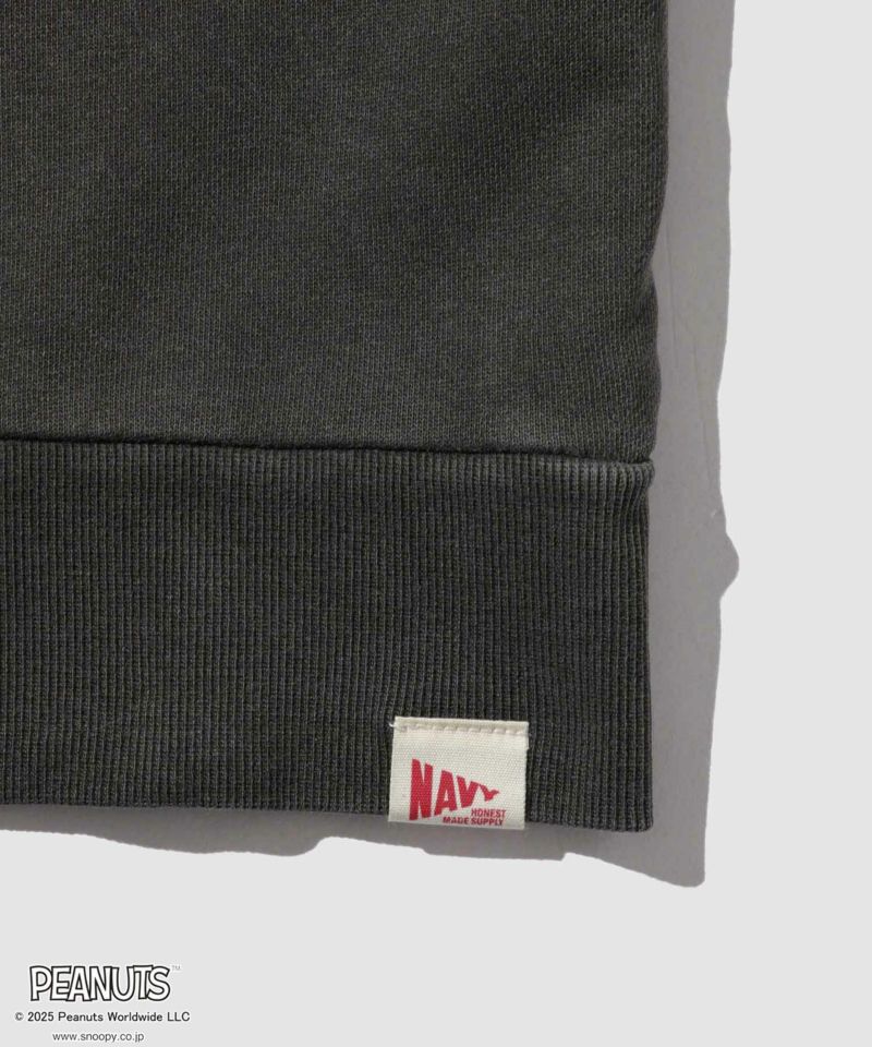 [値下げ]PEANUTS SNOOPY ピグメント加工プリントトレーナー メンズ商品画像-17