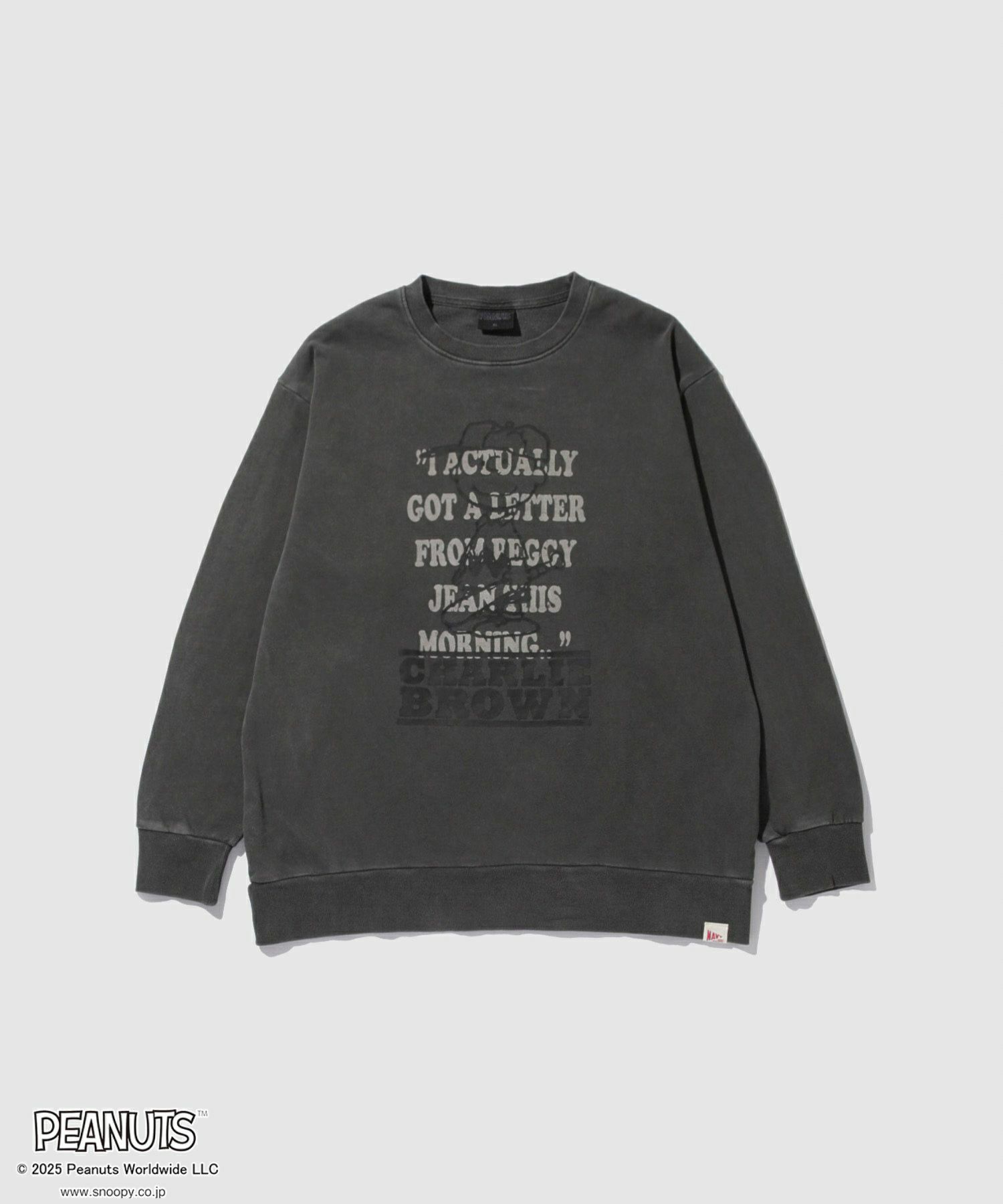 [値下げ]PEANUTS SNOOPY ピグメント加工プリントトレーナー メンズ商品サムネイル-21