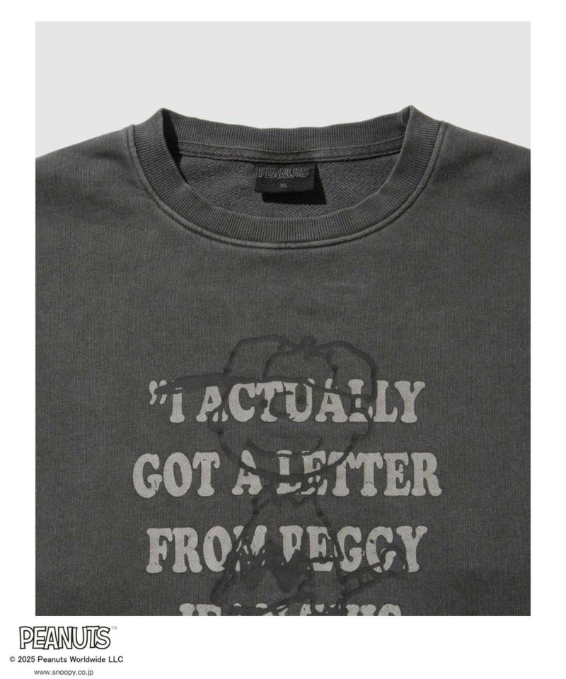 [値下げ]PEANUTS SNOOPY ピグメント加工プリントトレーナー メンズ商品画像-24