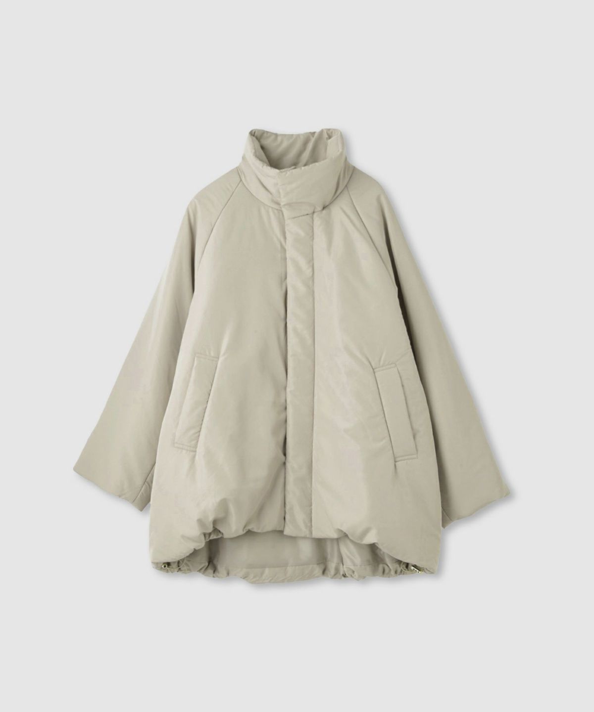 Idnes コクーン中綿ジャケット レディース