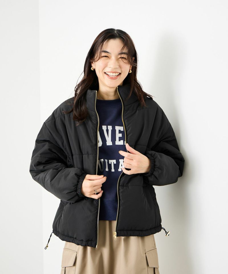 Idnes コンパクト中綿ジャケット レディース商品画像-4