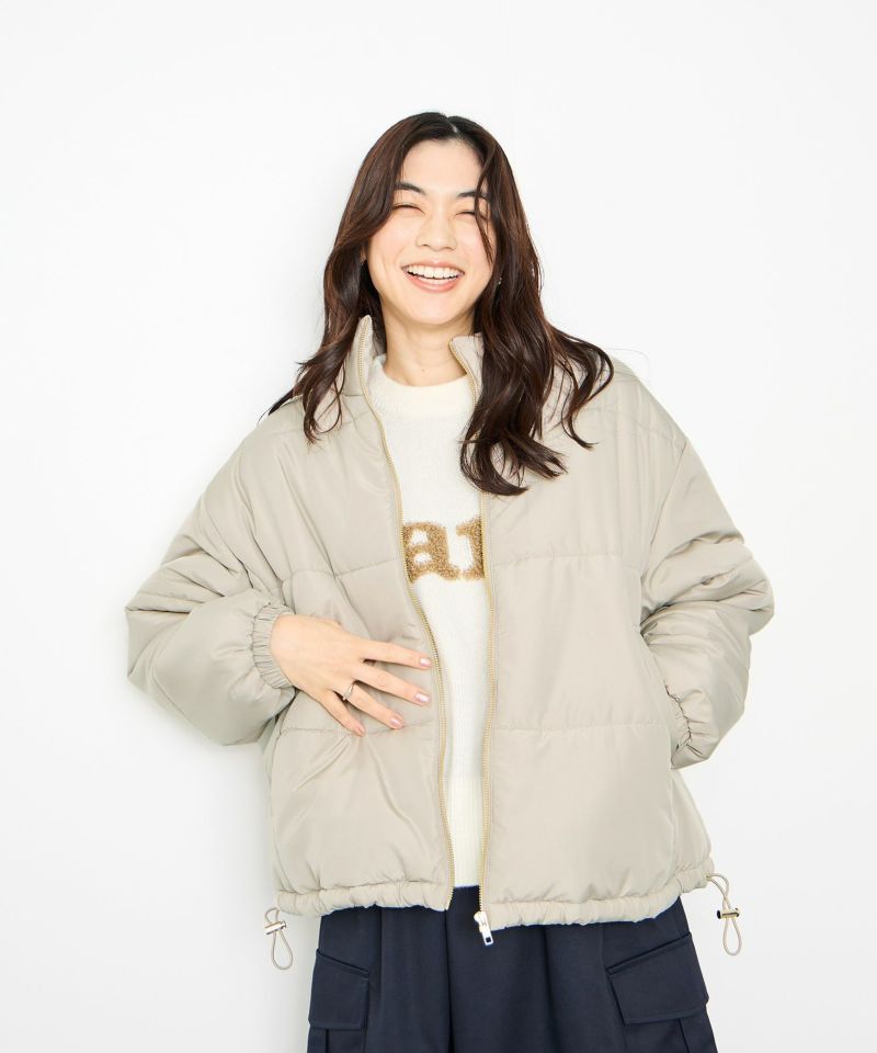 [値下げ]Idnes  コンパクト中綿ジャケット レディース商品画像-13