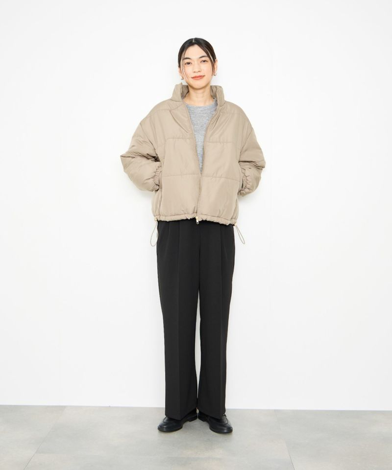 [値下げ]Idnes  コンパクト中綿ジャケット レディース商品画像-17