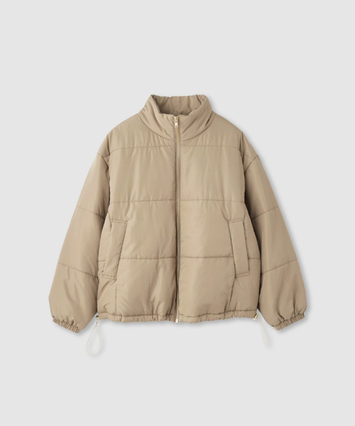 Idnes コクーン中綿ジャケット レディース