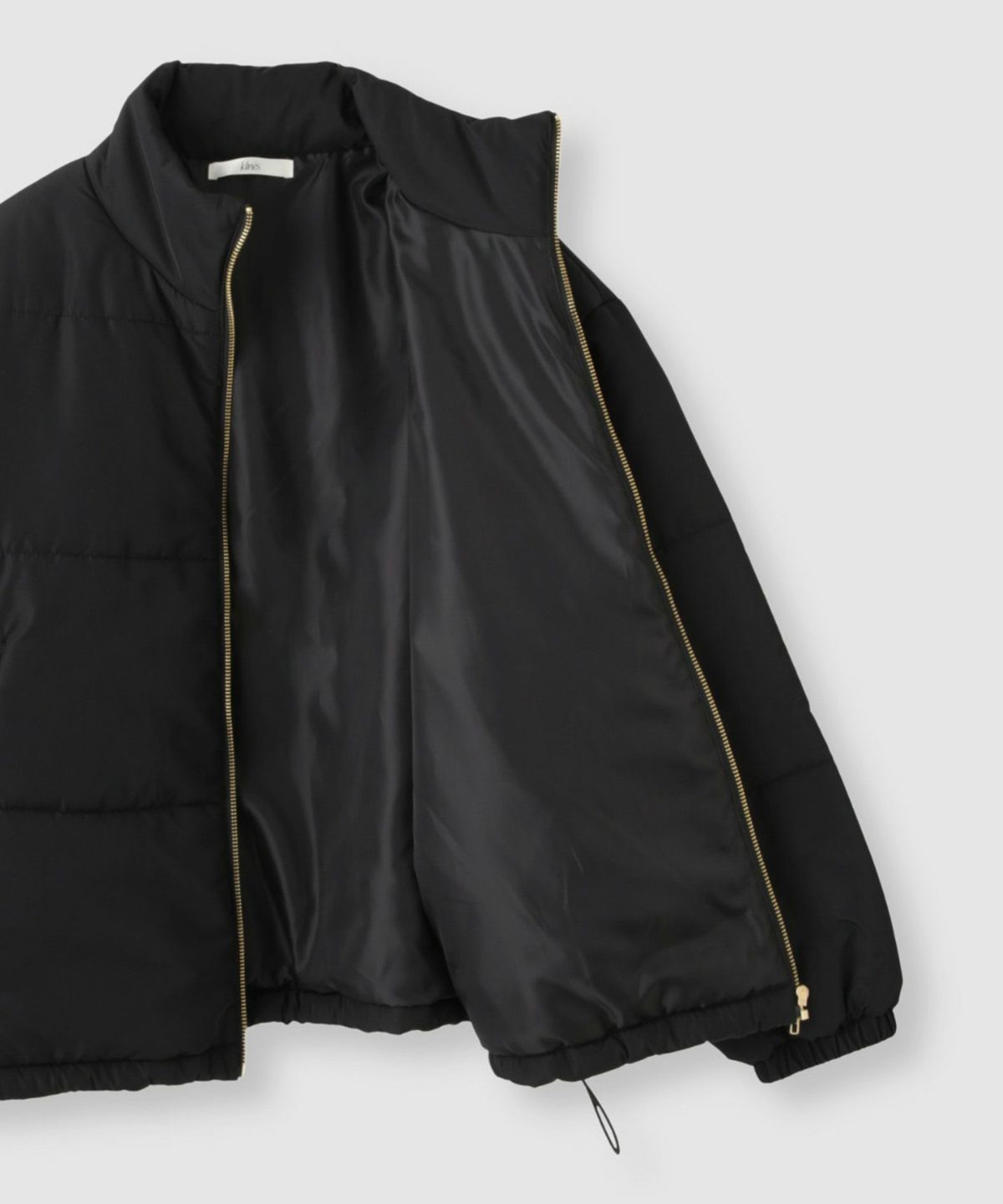 Idnes コクーン中綿ジャケット レディース