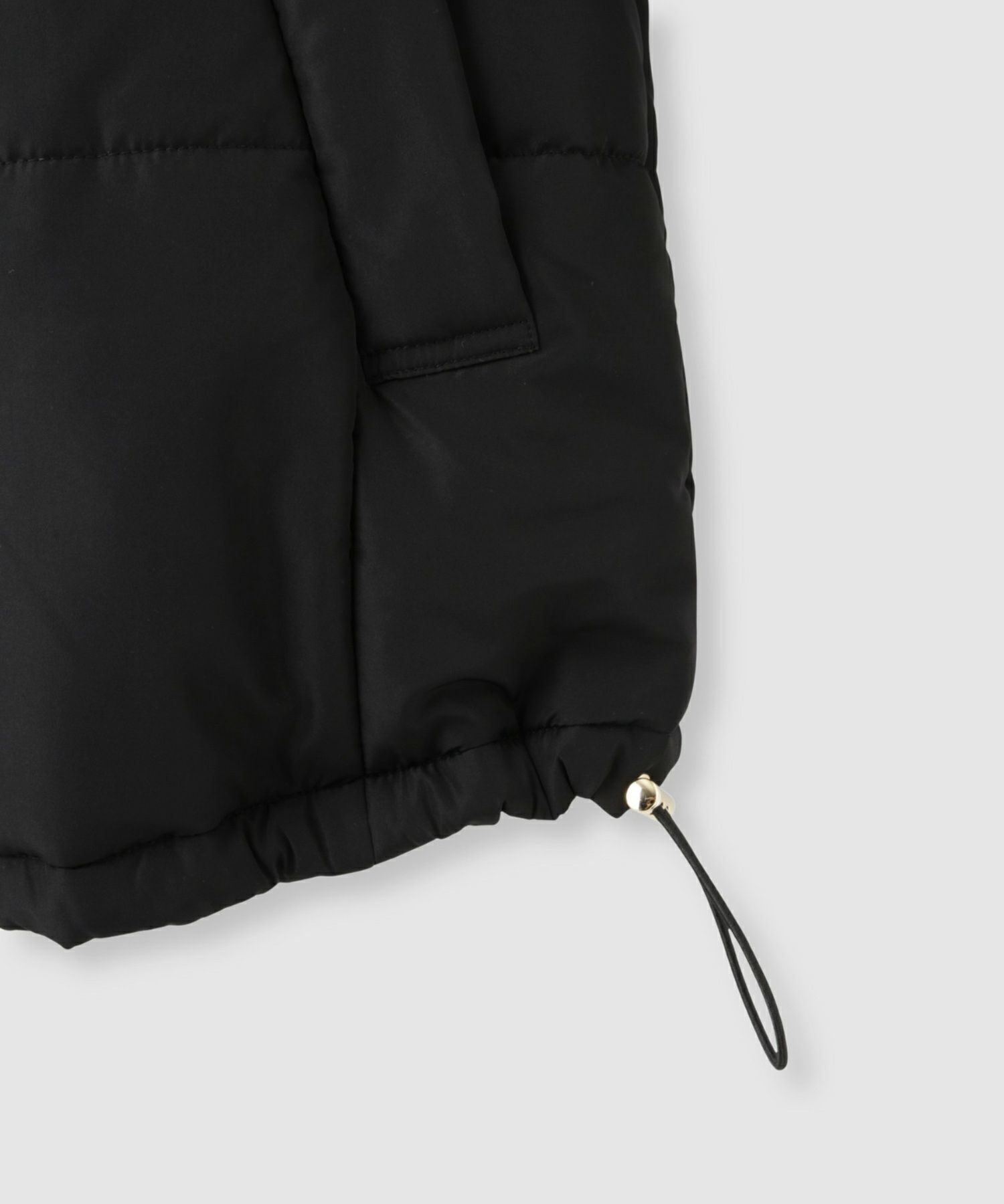 Idnes コクーン中綿ジャケット レディース