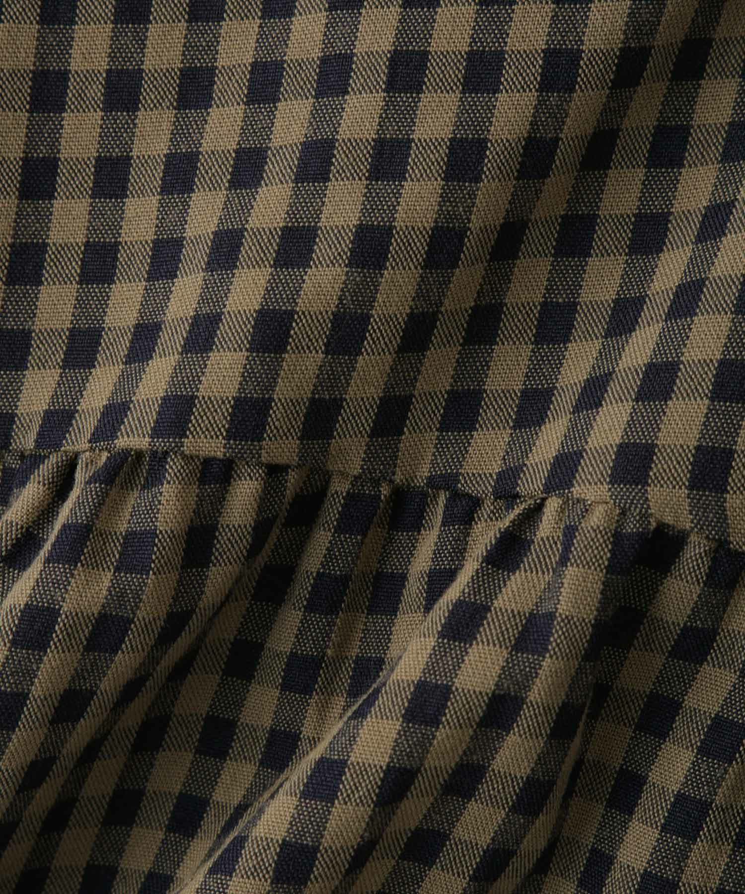 Idnes  ペプラムギンガムチェックブラウス レディース商品サムネイル-18