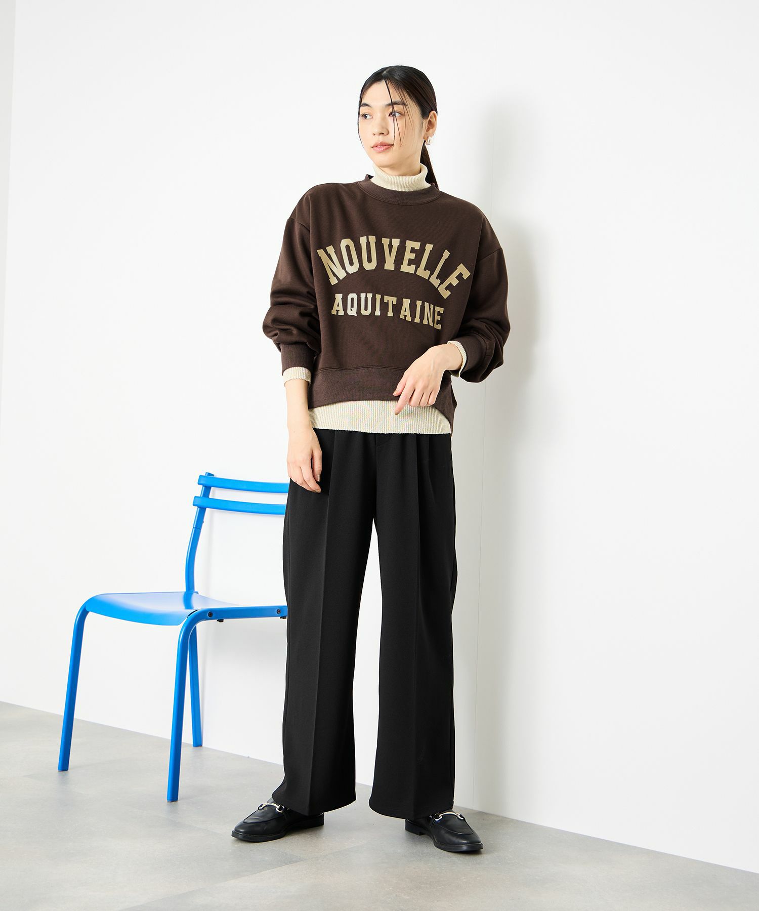 Idnes 箔プリントロゴスウェット レディース商品画像-14