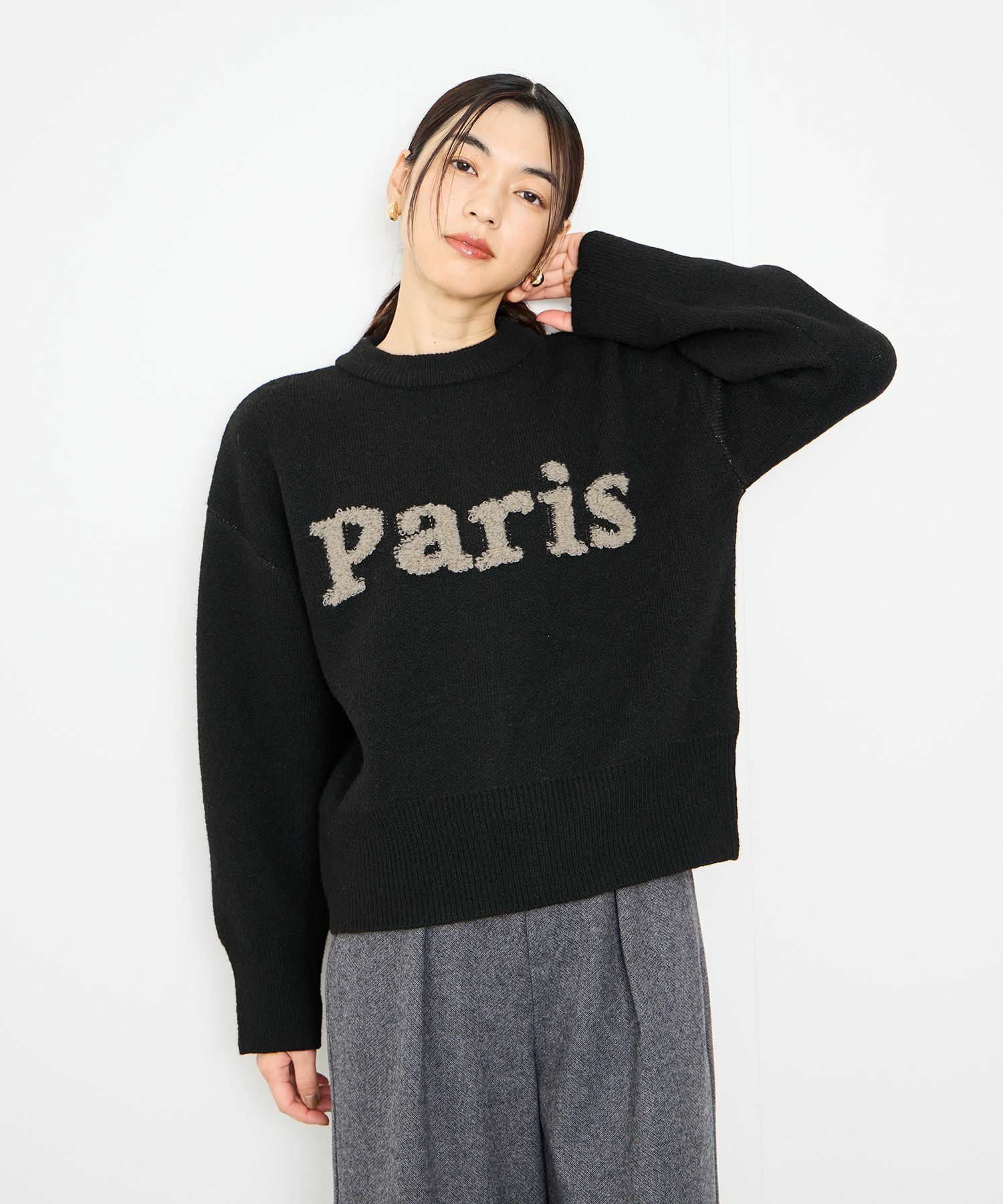 Idnes サガラ刺繍ニット レディース商品画像-3