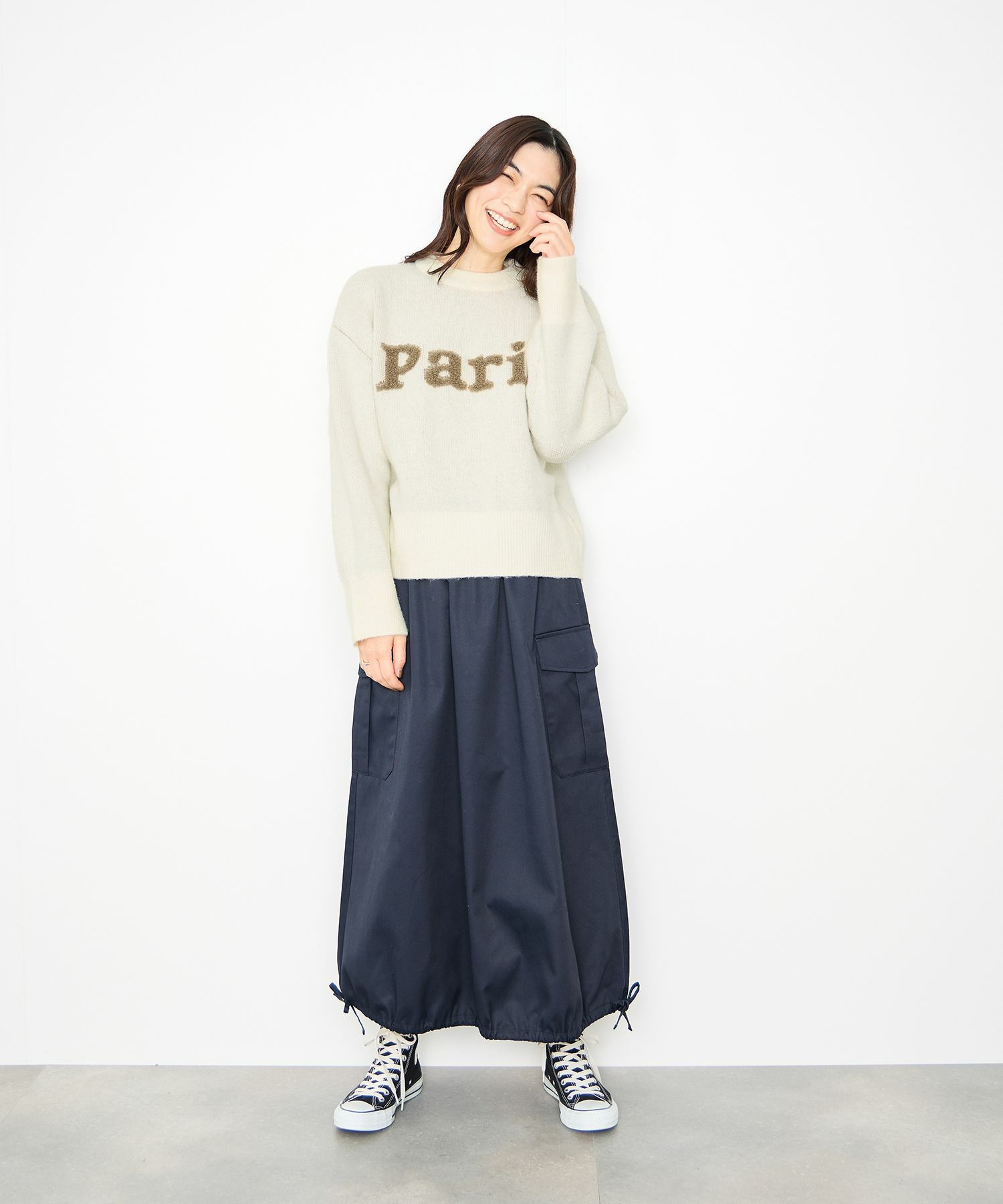 Idnes  サガラ刺繍ニット レディース商品画像-5