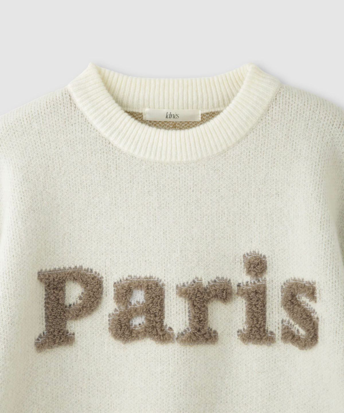  Idnes サガラ刺繍ニット レディース