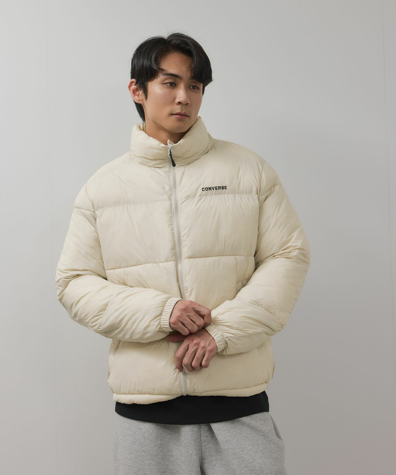 CONVERSE ナイロン中綿ジャケット メンズ商品画像-2