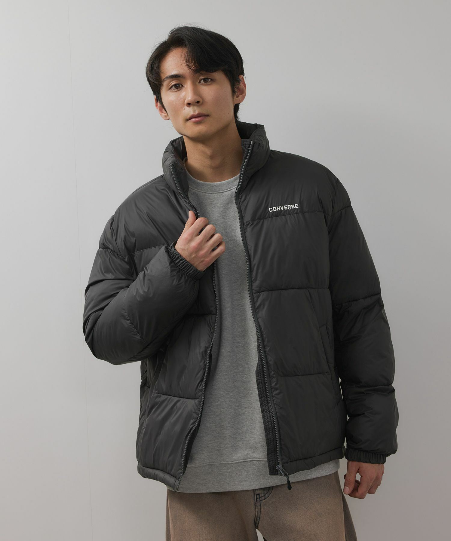 CONVERSE  ナイロン中綿ジャケット メンズ商品画像-3