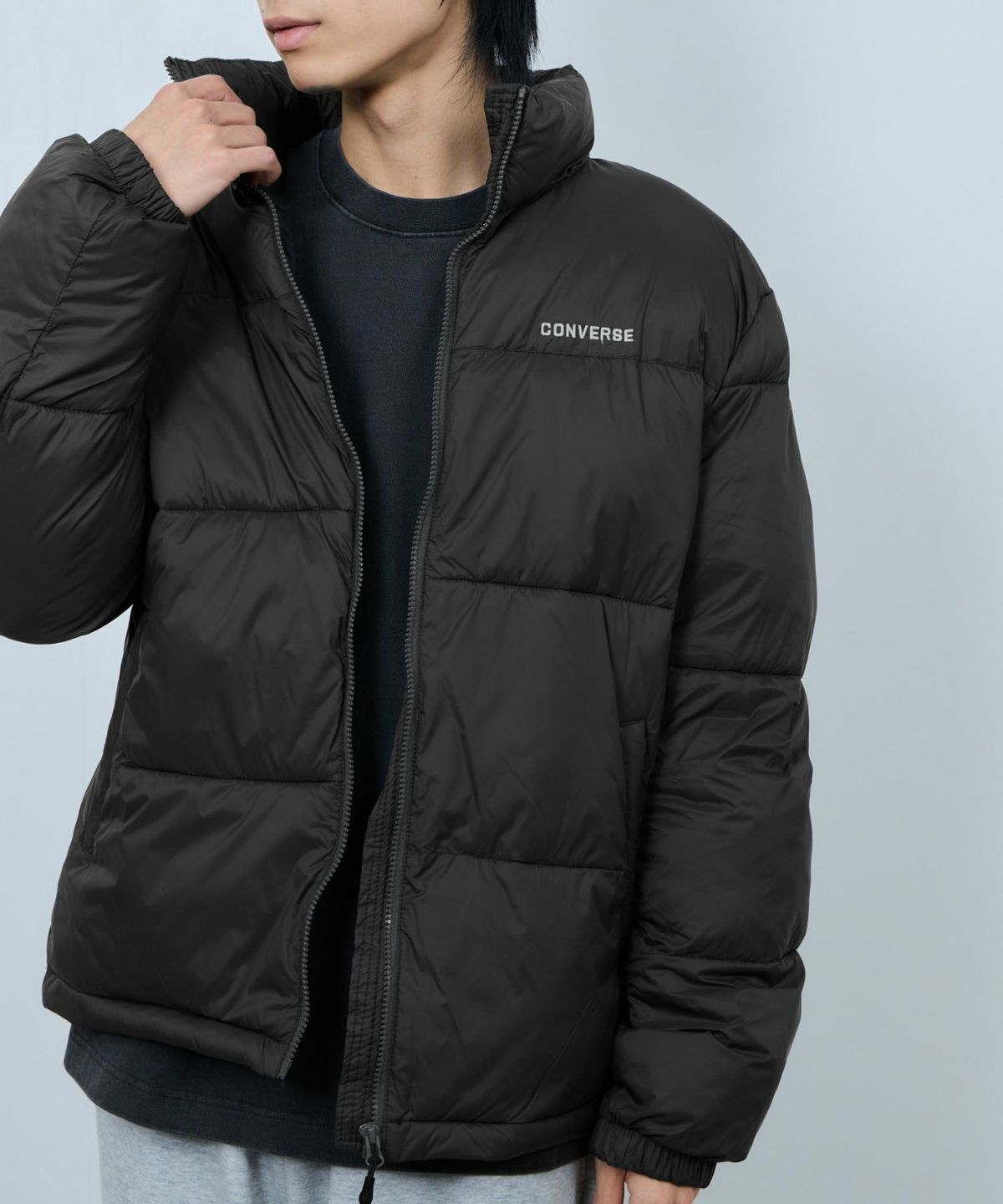 CONVERSE ナイロン中綿ジャケット メンズ