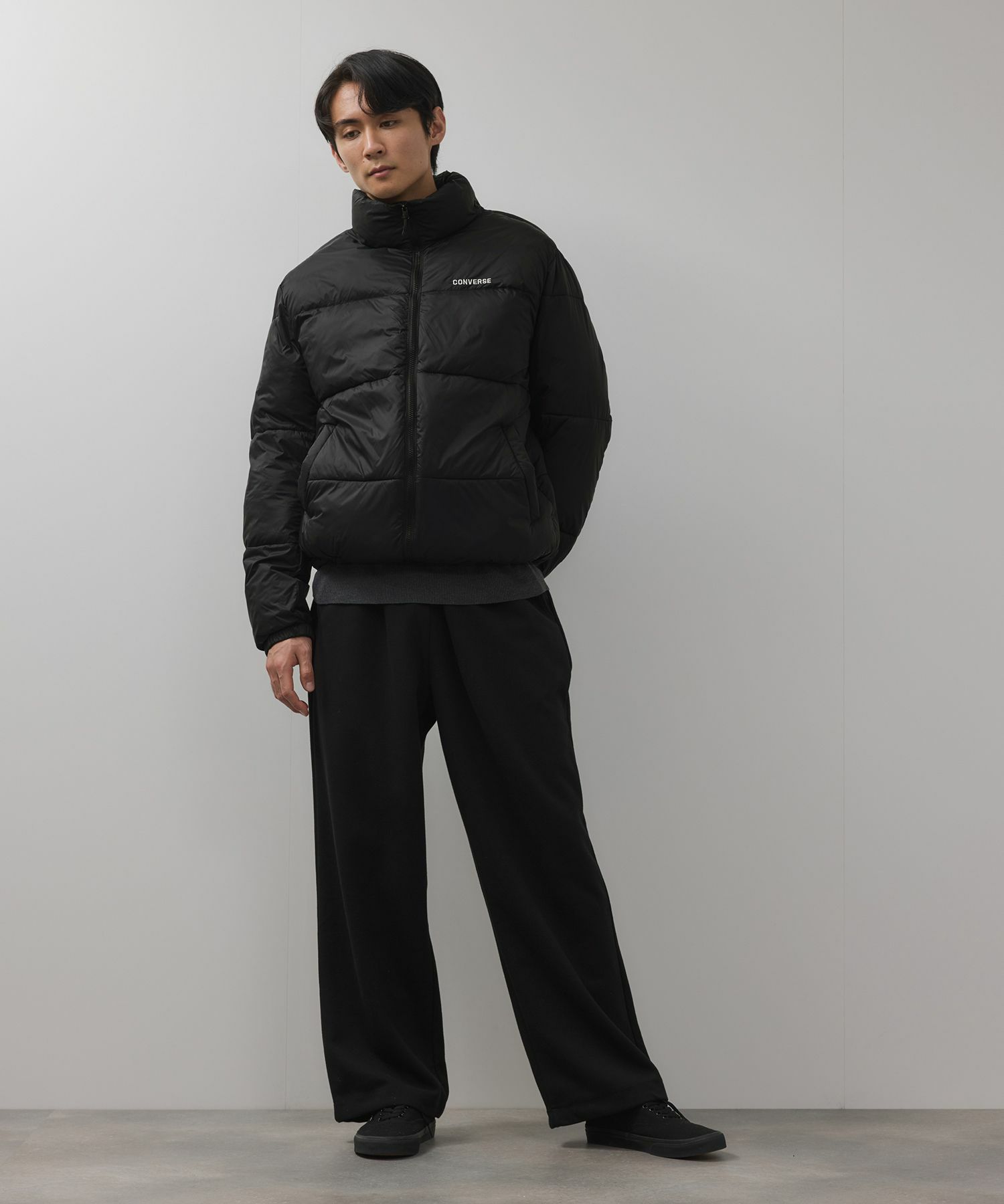 CONVERSE ナイロン中綿ジャケット メンズ