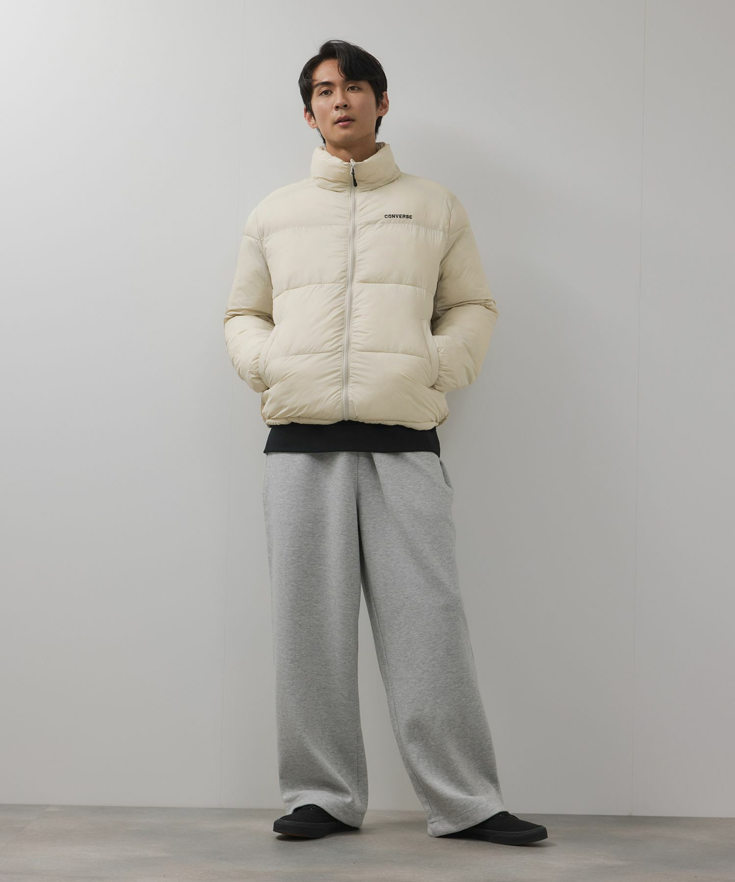 CONVERSE ナイロン中綿ジャケット メンズ商品画像-9