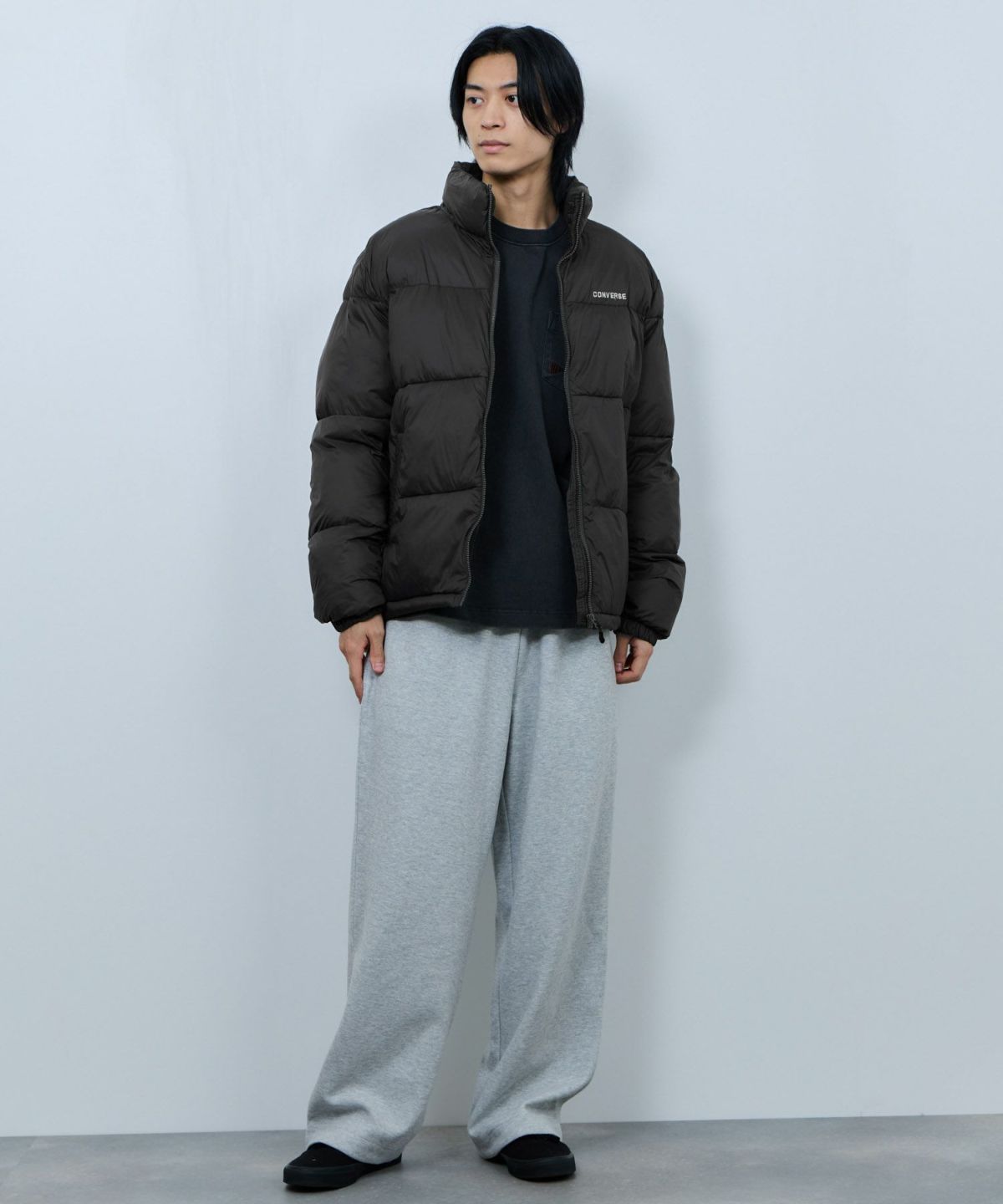 CONVERSE ナイロン中綿ジャケット メンズ