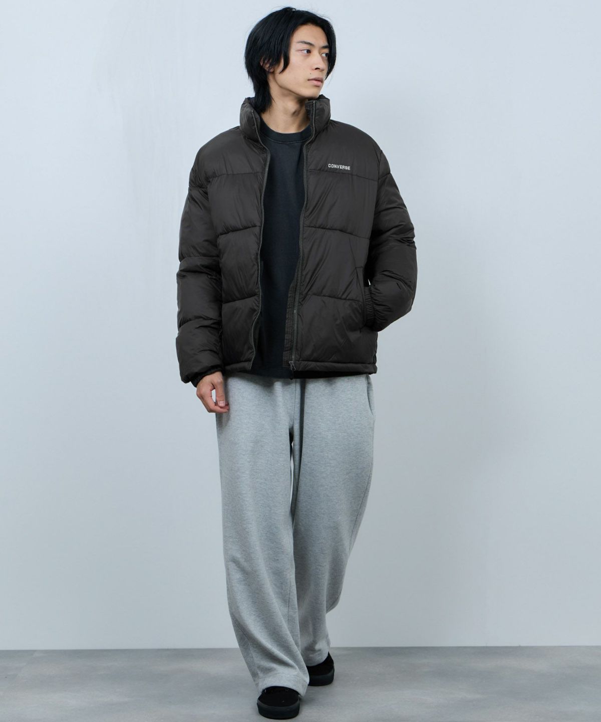 CONVERSE ナイロン中綿ジャケット メンズ