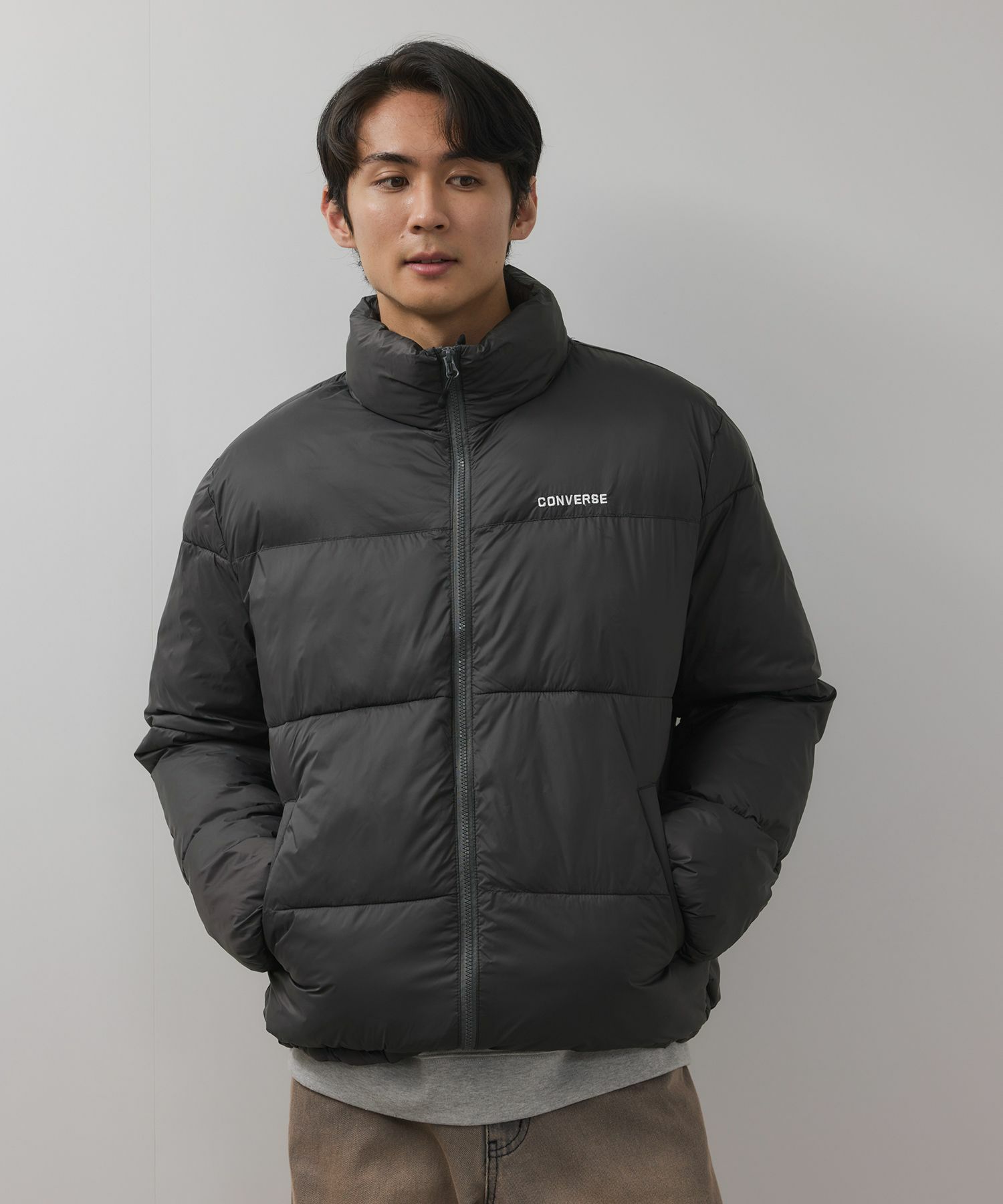CONVERSE ナイロン中綿ジャケット メンズ商品画像-12