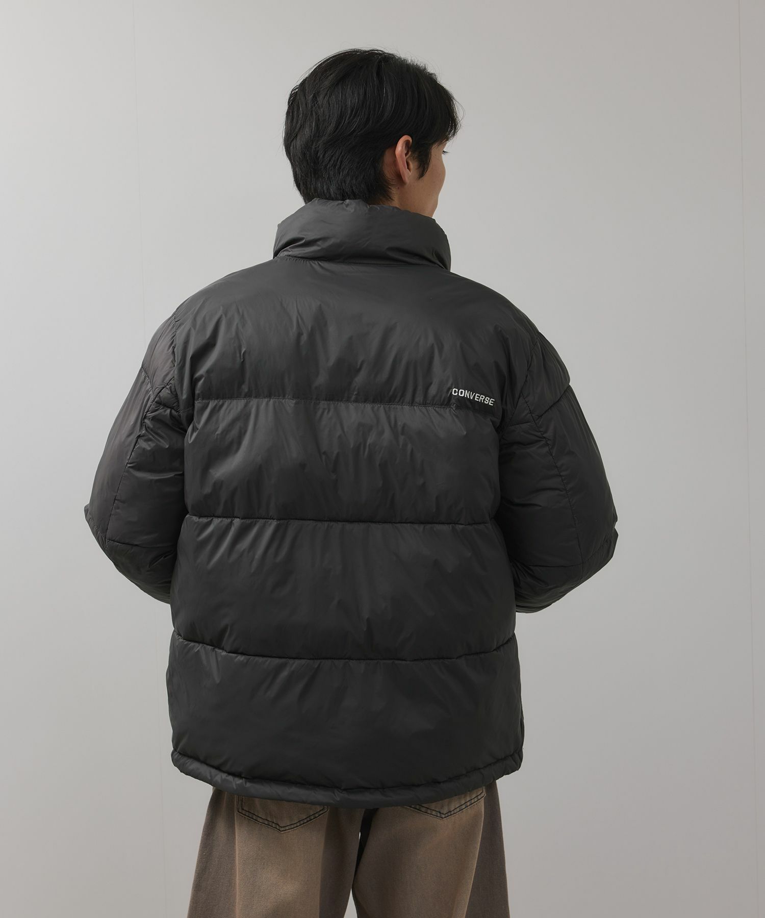 CONVERSE ナイロン中綿ジャケット メンズ