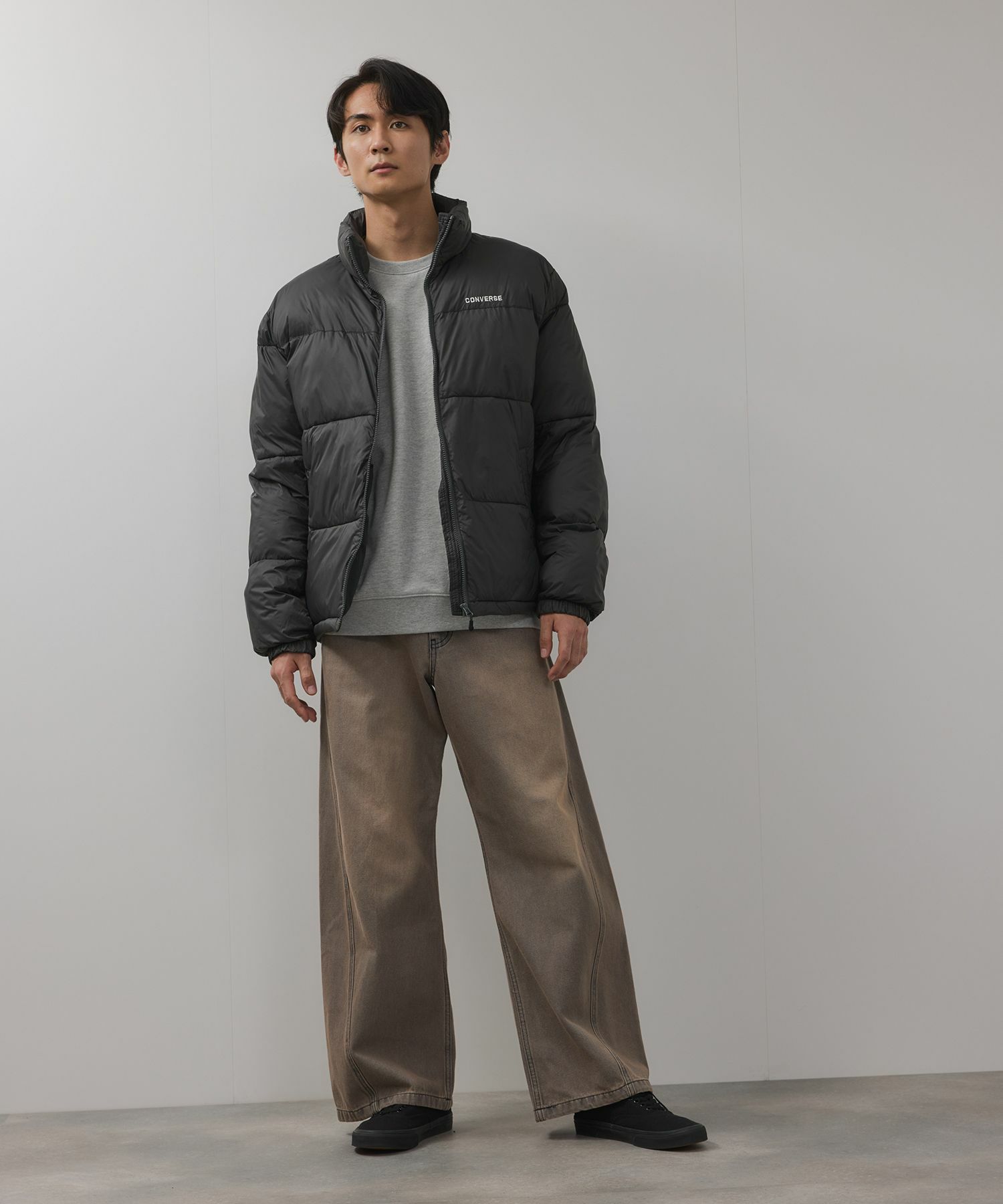 CONVERSE ナイロン中綿ジャケット メンズ商品画像-17