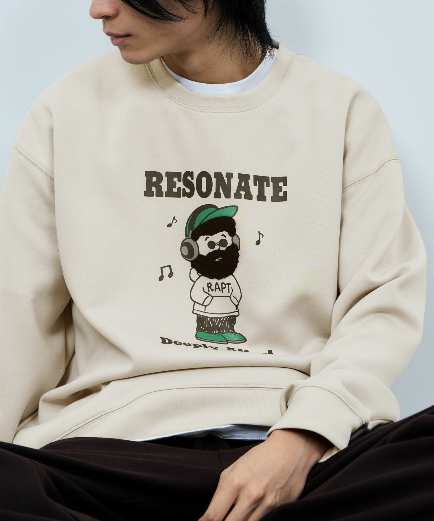 ヒゲダンボールトレーナー メンズ商品画像-1