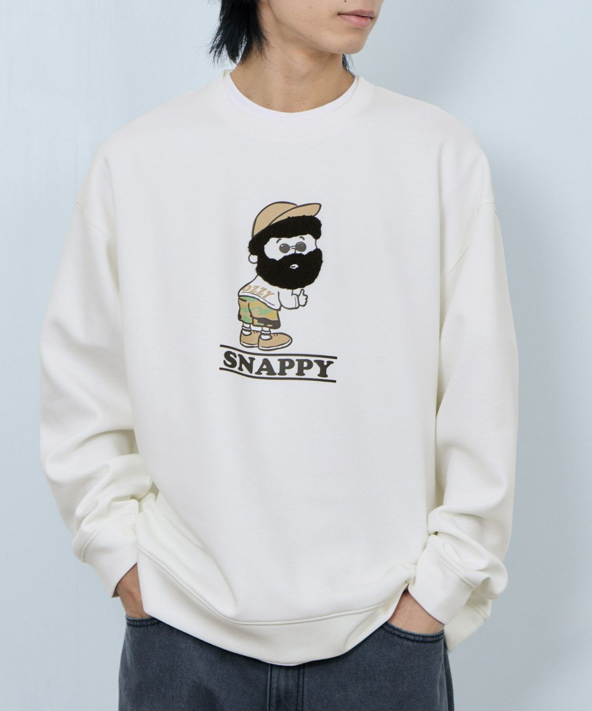 ヒゲダンボールトレーナー メンズ