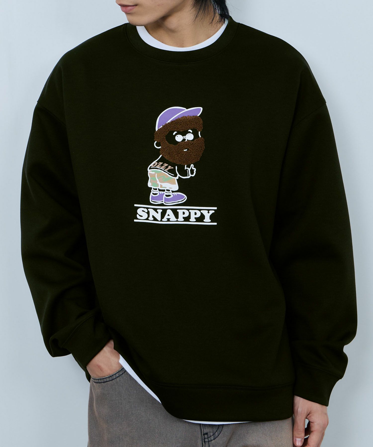 ヒゲダンボールトレーナー メンズ商品画像-3