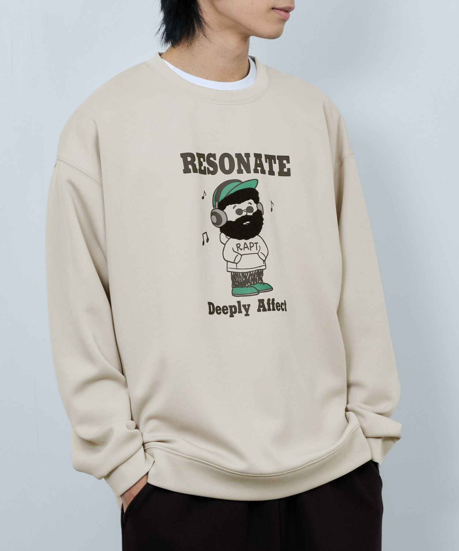 ヒゲダンボールトレーナー メンズ