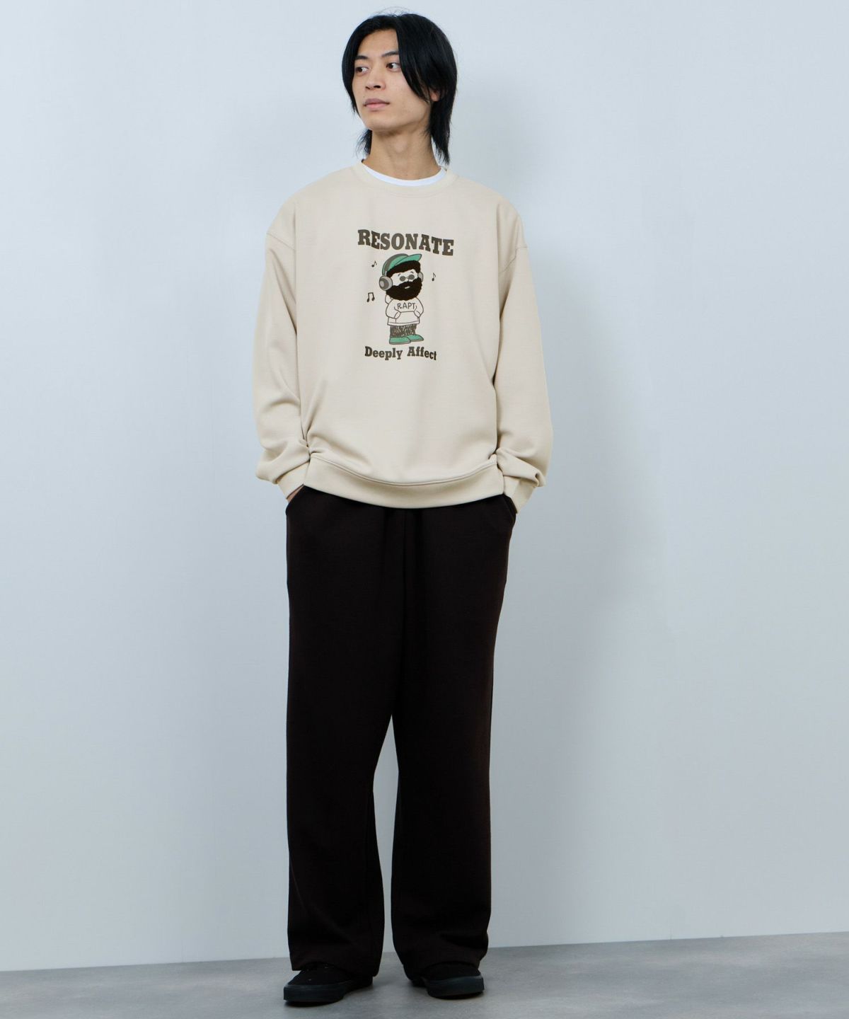 ヒゲダンボールトレーナー メンズ