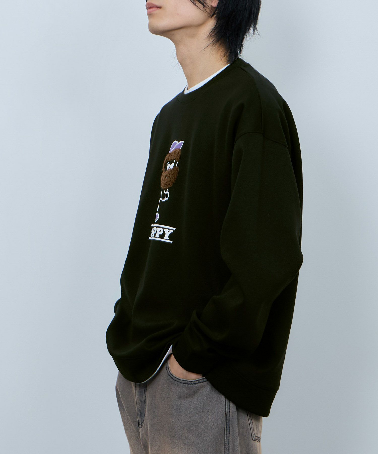 ヒゲダンボールトレーナー メンズ商品画像-12