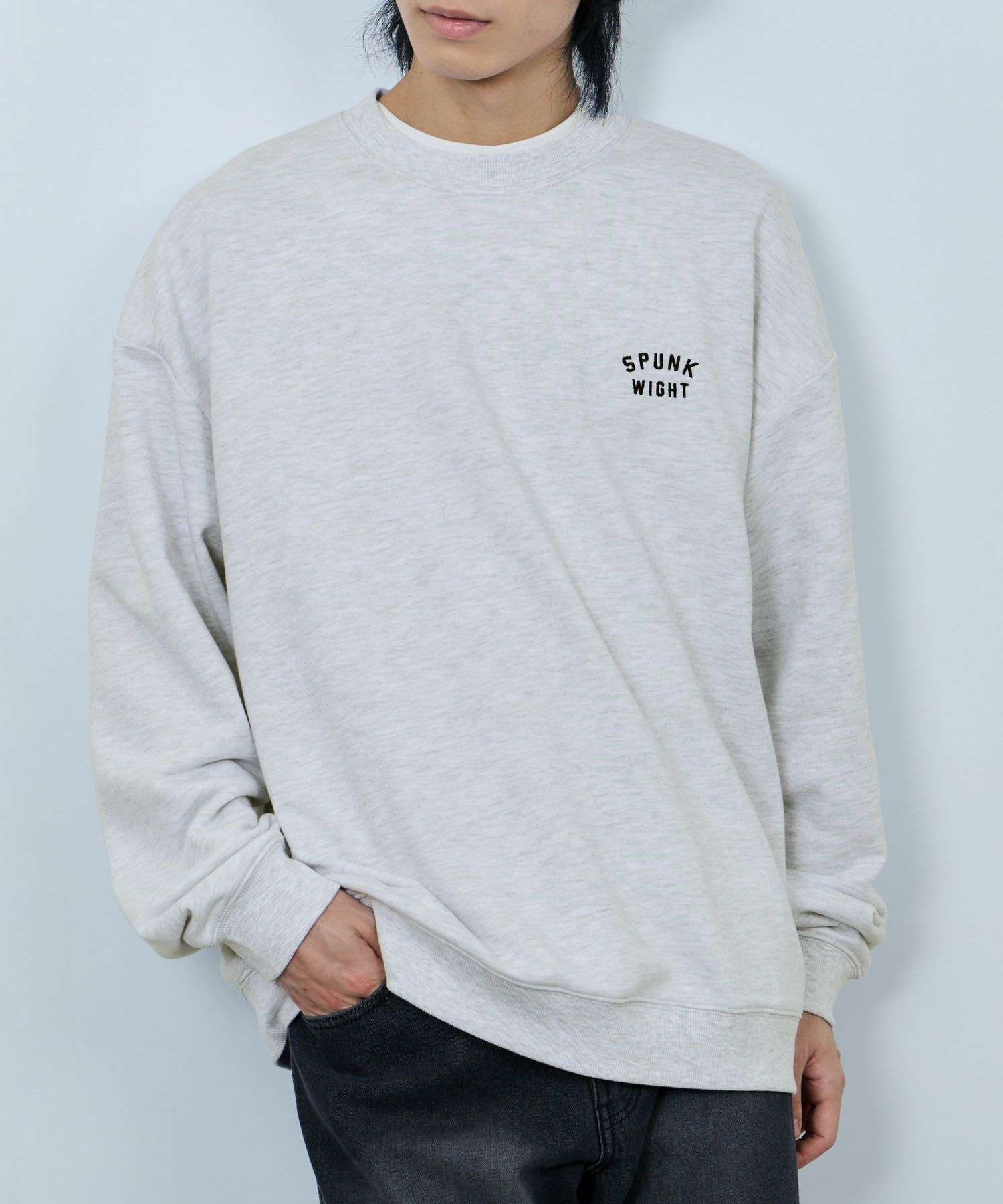 NAVY アニマルフェイス裏毛トレーナー メンズ