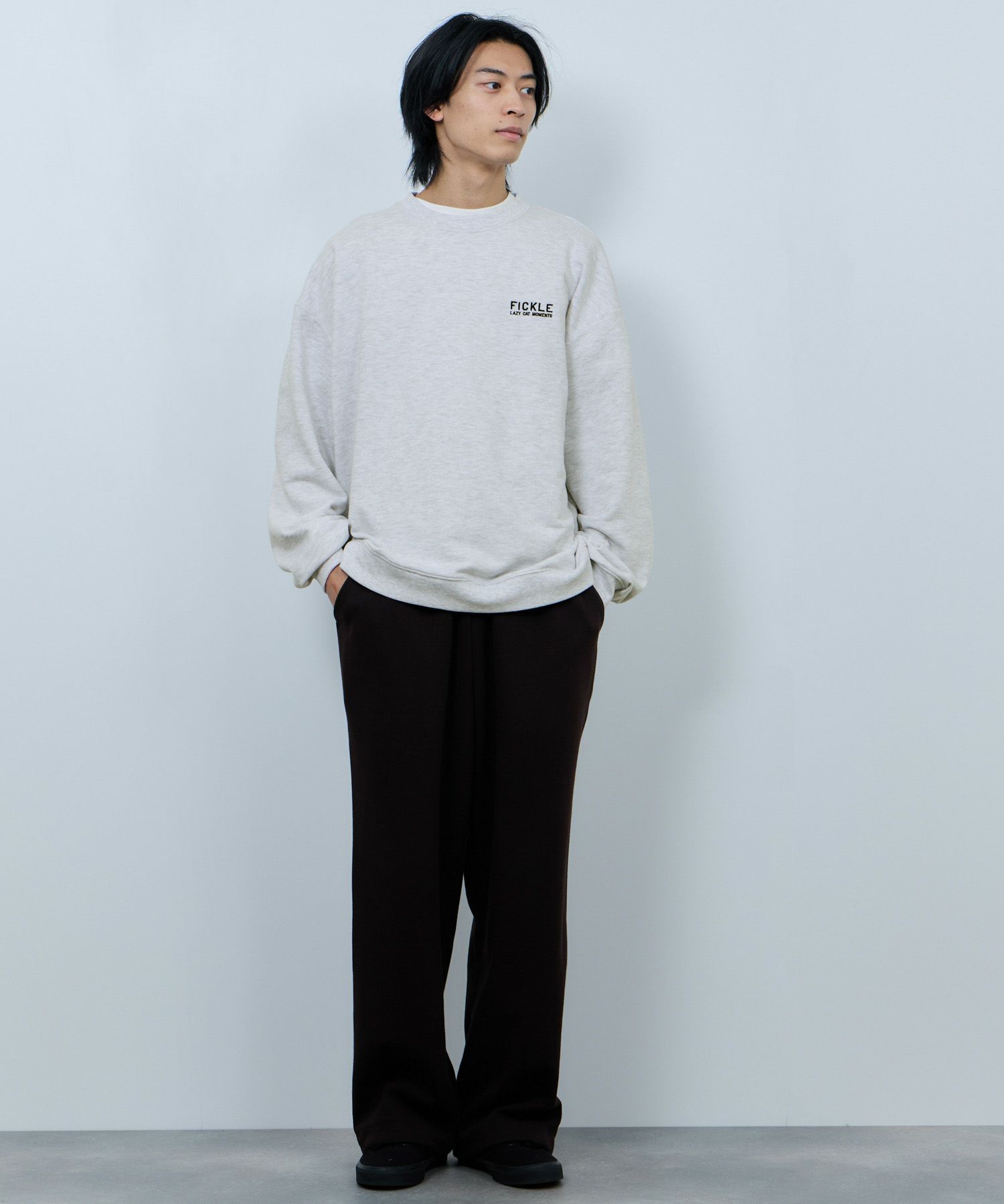 NAVY アニマルフェイス裏毛トレーナー メンズ商品画像-15