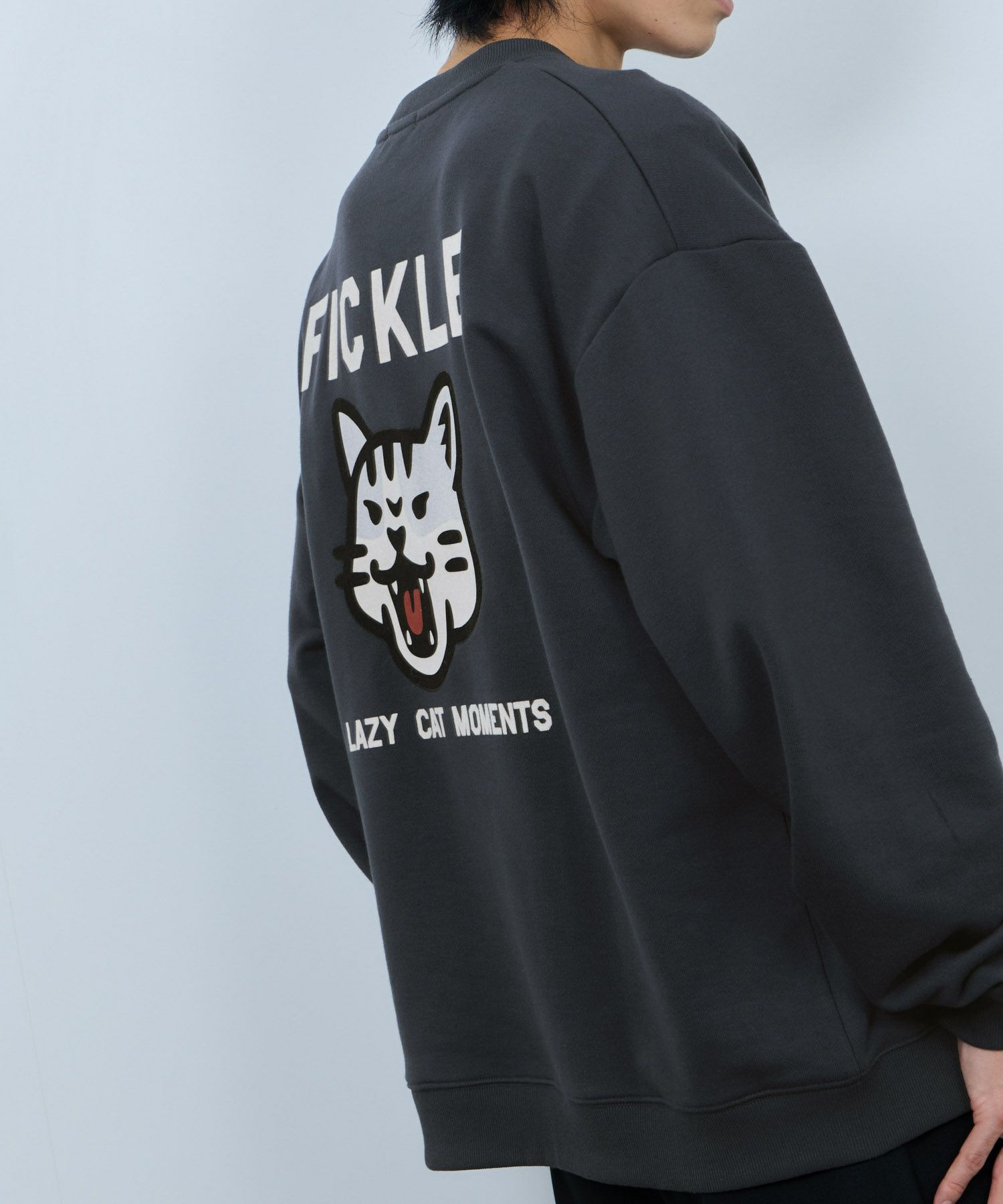 NAVY アニマルフェイス裏毛トレーナー メンズ商品画像-16