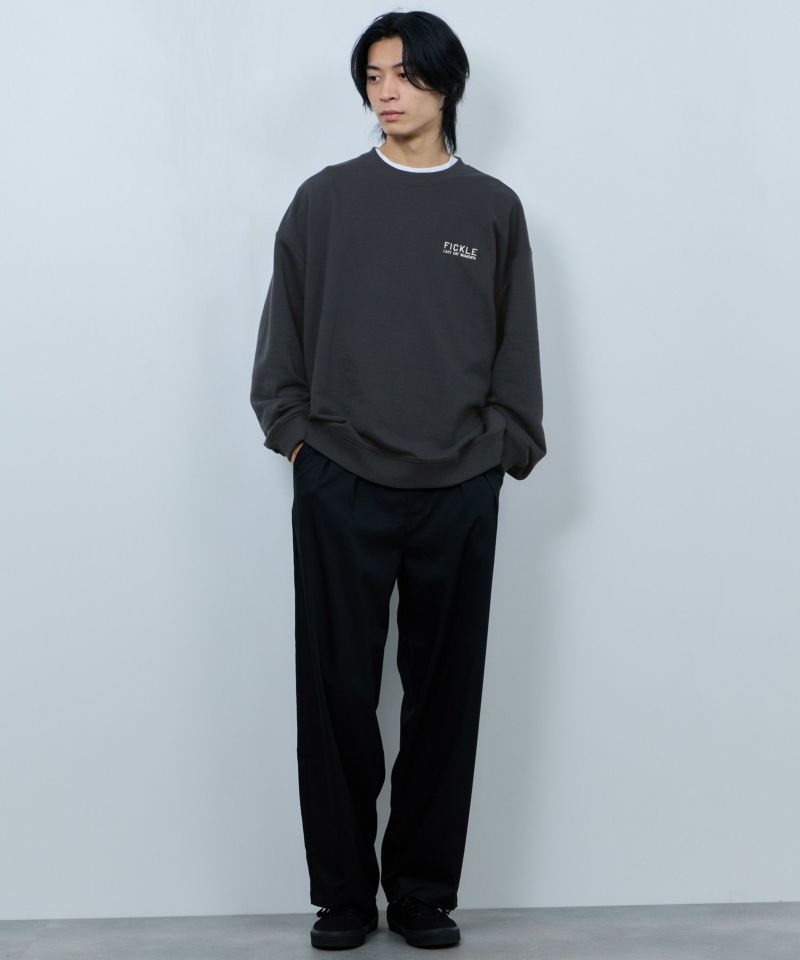 NAVY  アニマルフェイス裏毛トレーナー メンズ商品画像-19