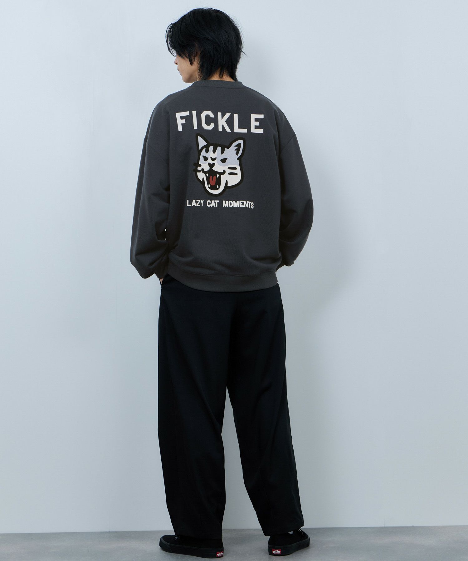 NAVY アニマルフェイス裏毛トレーナー メンズ商品画像-20