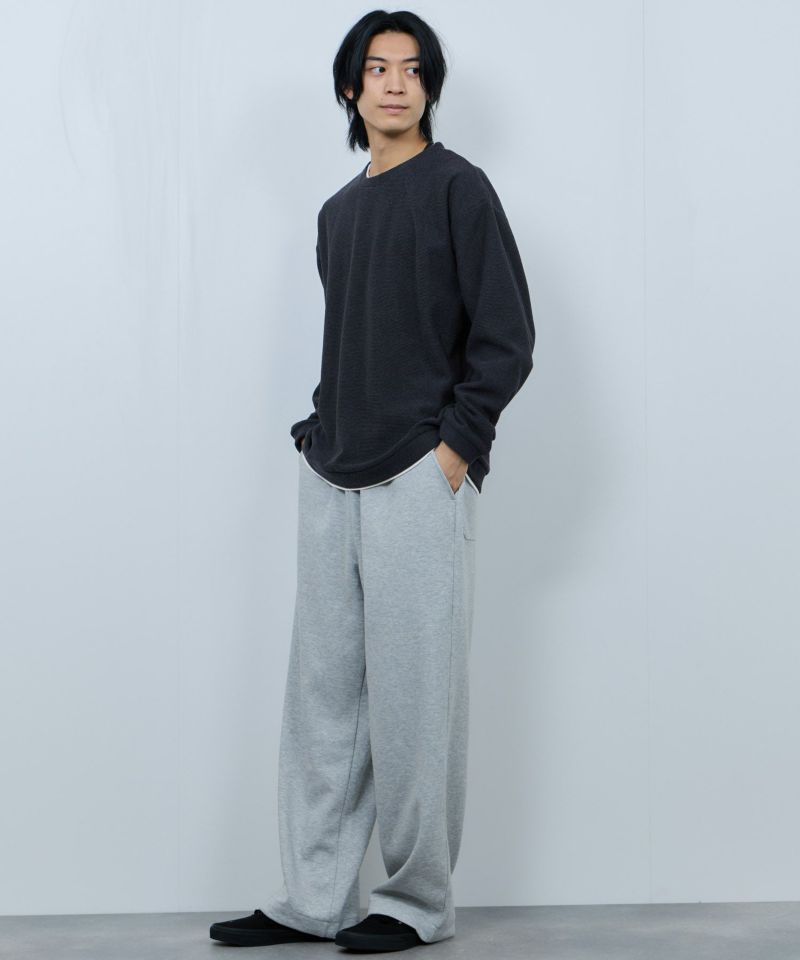 [値下げ]NAVY  ハニカム裏起毛フェイククルーネックトレーナー メンズ商品画像-13